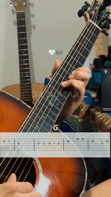 учимся играть на гитаре.