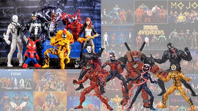 Every Marvel Legends Venom Wave Comparison List Venompool Monster Venom