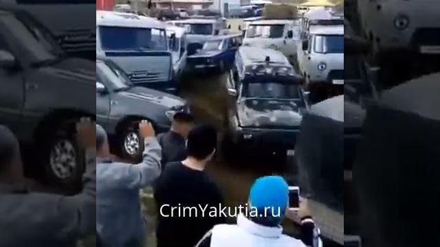 Паромная переправа на Лене
