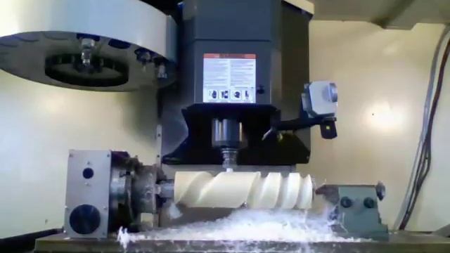 HAAS VF-4 Multi-Axis Mill Complete Feed Screw Machining