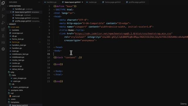 008 Adding messages to our template data and template files