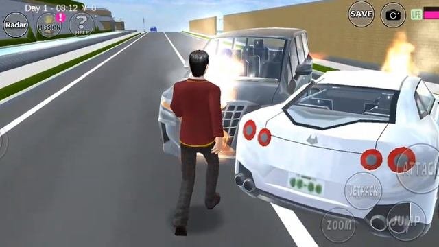TOYOTA CARODA CRASH nissan GTR di sakura