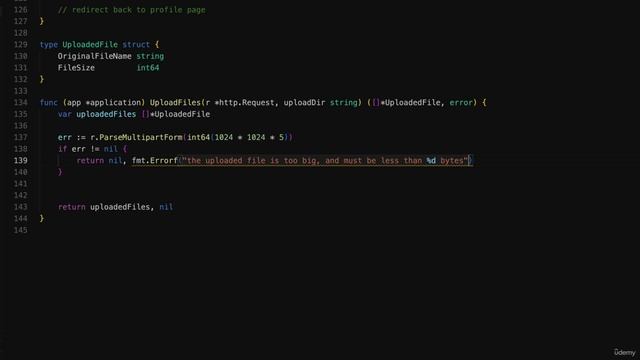 005 Writing a stub handler and a function to process profile image uploads