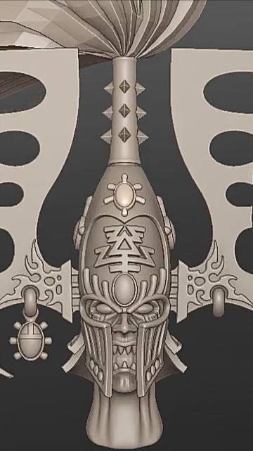 Avatar of Khaine. Zbrush.