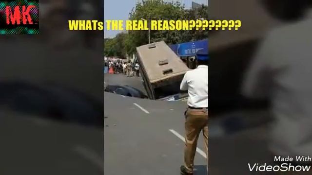 ANNA SALAI ACCIDENT DUE TO ROAD HOLE
