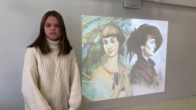 Ахматовский март. Румянцева Елизавета, 11 "Б" класс