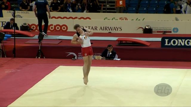 van den KEYBUS Luka (BEL) - 2018 Artistic Worlds, Doha (QAT) - Qualifications Floor Exercise