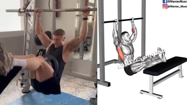 Лучшая тренировка спины в форме буквы V для широких широчайших мышц спины