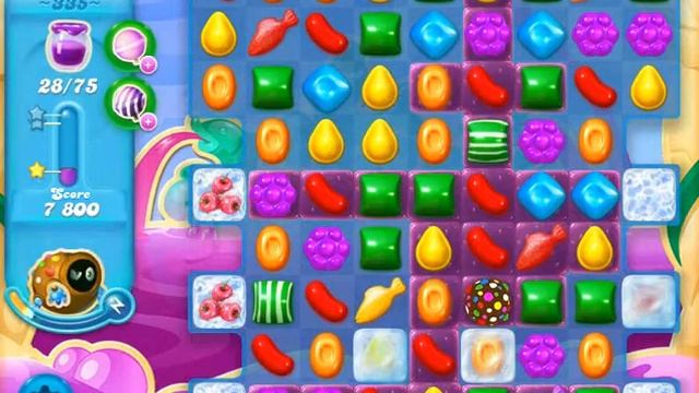 Candy Crash Soda Saga level 335 - Solved - NO BOOSTERS