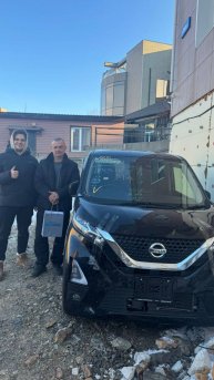 Выдача автомобиля Nissan Dayz