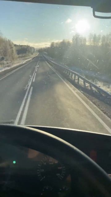 Зимний рейс на бензовозе ! #бензовоз #молодойдальнобой #sitrak #truck #кострома