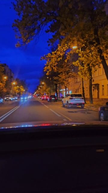 #осень #кронштадт #питер #вечер #дорога #город #красота #петербург #спб #санкт_петербург