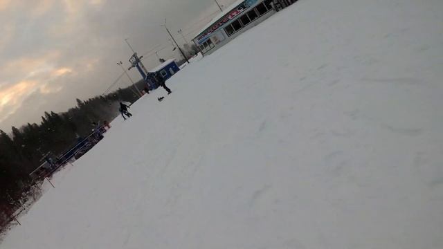 Лена  на сноуборде