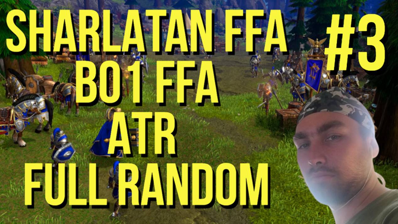 Showmatch vs MisterWinner + Sharlatan FFA #3 !шк / Warcraft 3 / !озвучки !музыка !тг