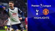 Обзор матча 25 тура Английской Премьер-Лиги на РУССКОМ. Тоттенхэм - Манчестер Юнайтед