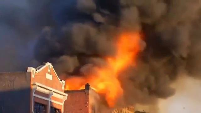 WEB EXTRA: Video From Scene Of Sunday's Downtown Wagoner Fire