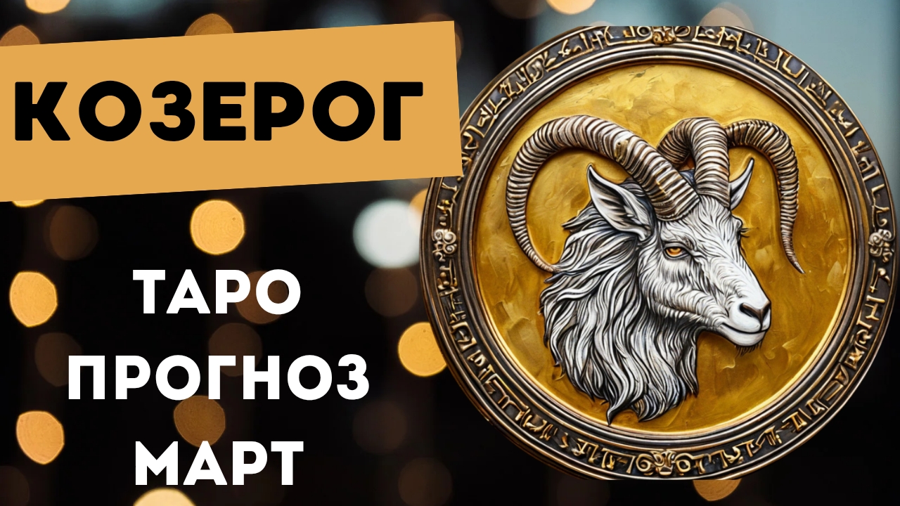 КОЗЕРОГ 💯 ПРОГНОЗ ТАРО НА МАРТ 2025 🍀 события и энергии месяца