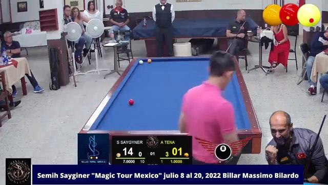 Semih Sayginer vs Adrian Tena Magic Tour México del 8 al 20 de Julio 2022 Massimo Bilardo, CDMX.