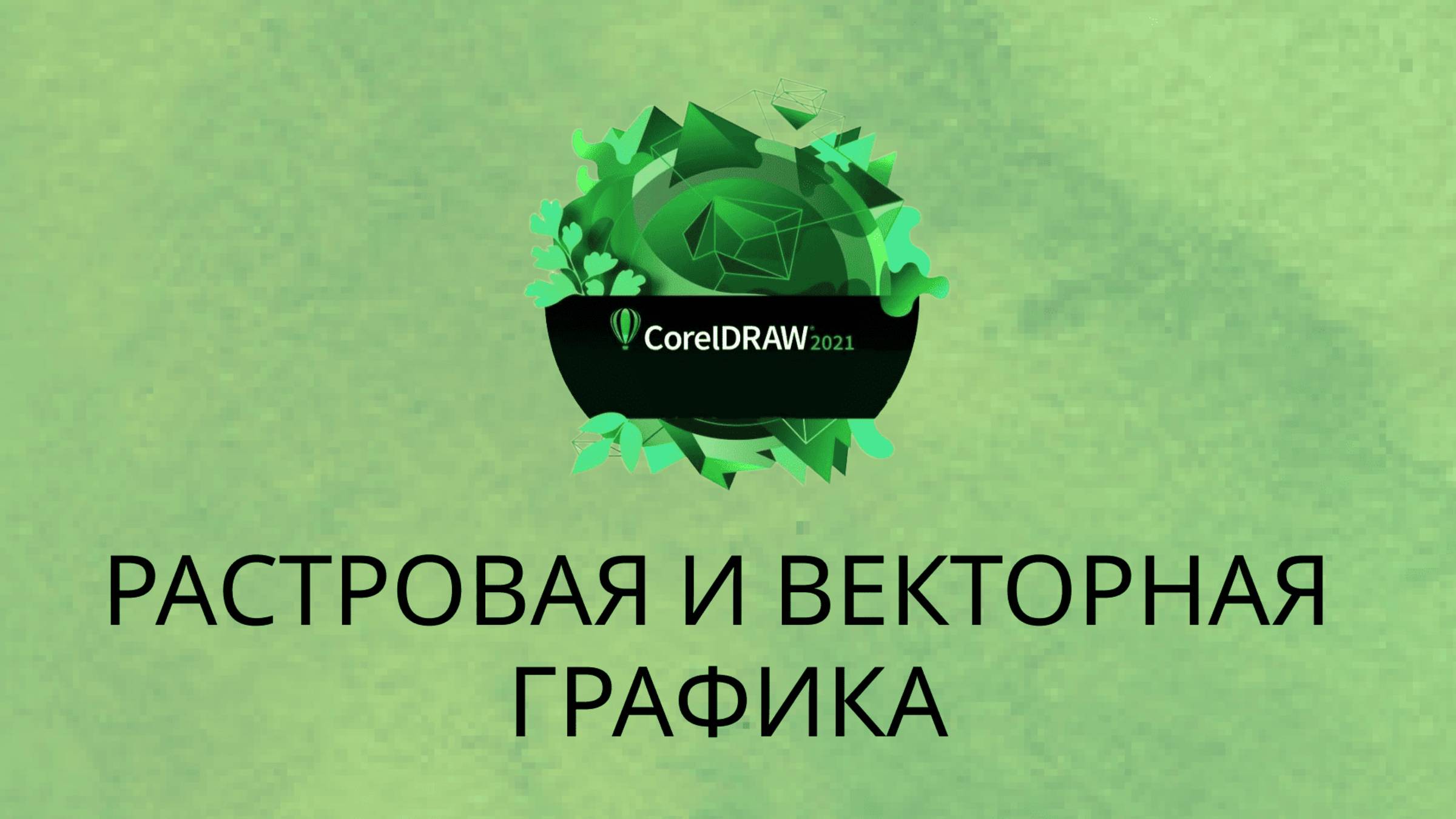 Растровая и векторная графика.