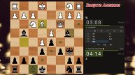 Играем Защиту Алехина! Поймал ферзя, быстрая победа. Шахматы блиц