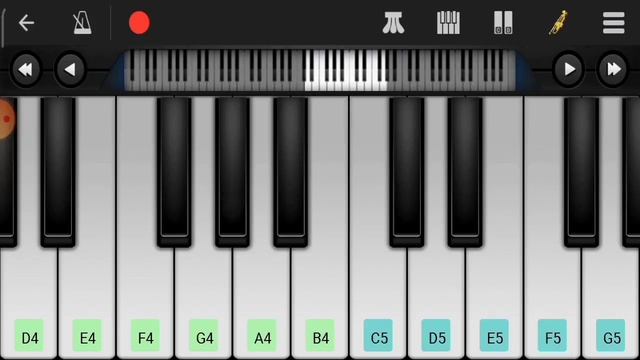 Dongar Na Nayadi Sod | Mobail Piano Tutorial | डोंगरना नयाडी सोड - New Tarpa