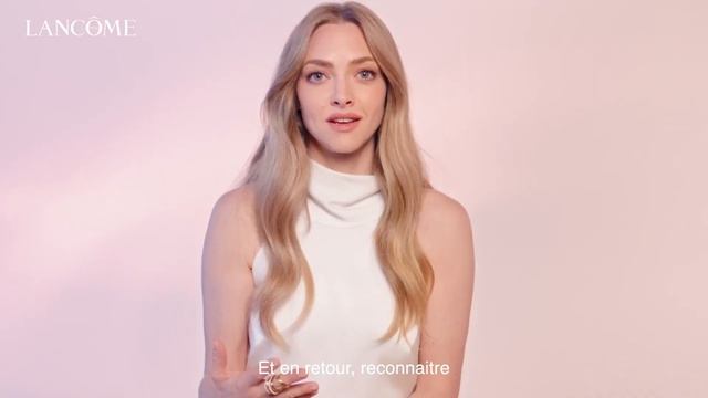 Amanda Seyfried Ad for Lancôme's new fragrance Iris Absolu | 2023
