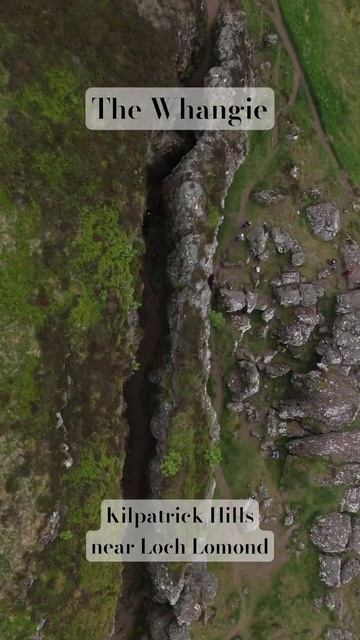 The Whangie 🏴󠁧󠁢󠁳󠁣󠁴󠁿 | Kilpatrick Hills near Loch Lomond | Scotland #shorts #lochlomond