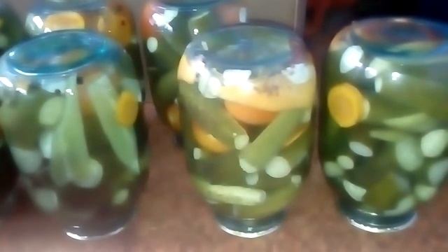 Огурцы,засолка на зиму. 6 этап- результаты работы.