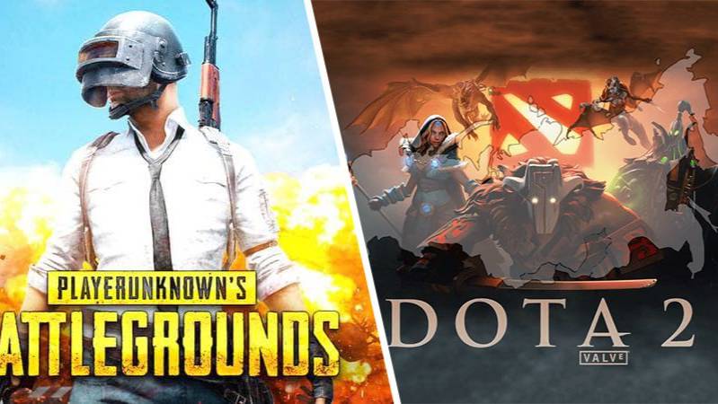 PUBG: Battlegrounds/Dota 2 бой, а с чем хз