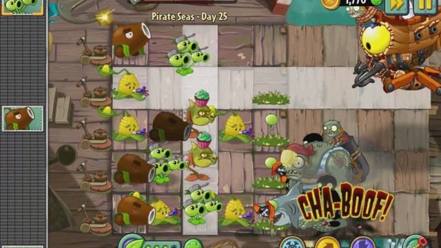 #59 (Pirate seas)  Plants vs Zombies 2 - passage / Растения против зомби 2 - прохождение