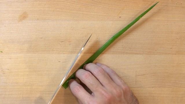 I Finally Figured out how to cut FANCY Green Onions!