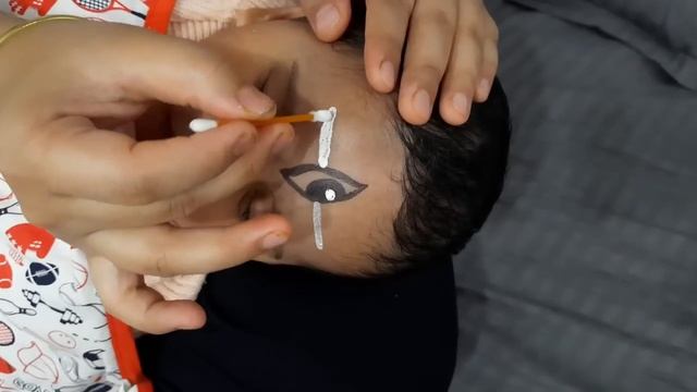 shiva makeup/shiva shringar/shiva getup