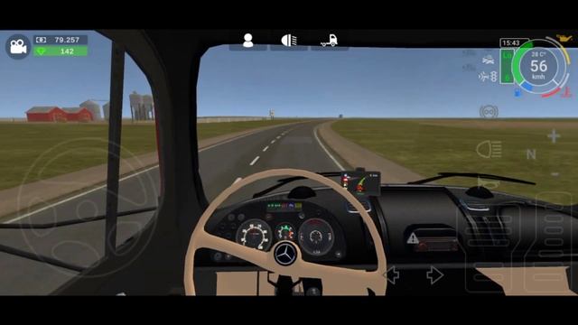 MERCEDES BENZ 1518 PENTE NA TURBINA ENGANCHADO CON JAULA| GRAND TRUCK SIMULATOR 2 (SANTI.Y GAMES)