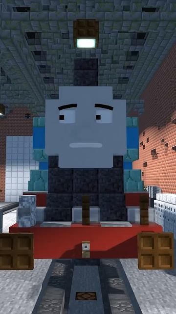 Паровозик Томас THOMAS MEETS! FNAF! IN MINECRAFT! #shorts