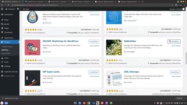 Manajemen Plugin WordPress