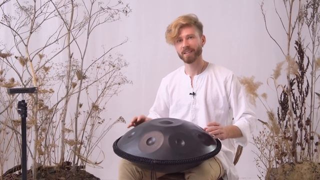 Видеообзор на инструмент NHÓC HANDPAN - Kurd D MINOR 8+1 BLACK