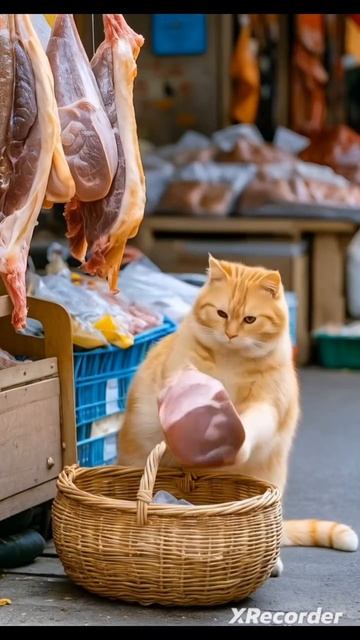 Лев и кошка