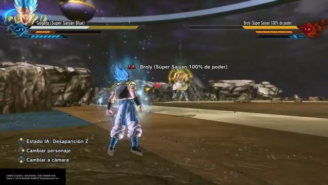 Gogeta Blue Grab and Super Dragon Fist Tech