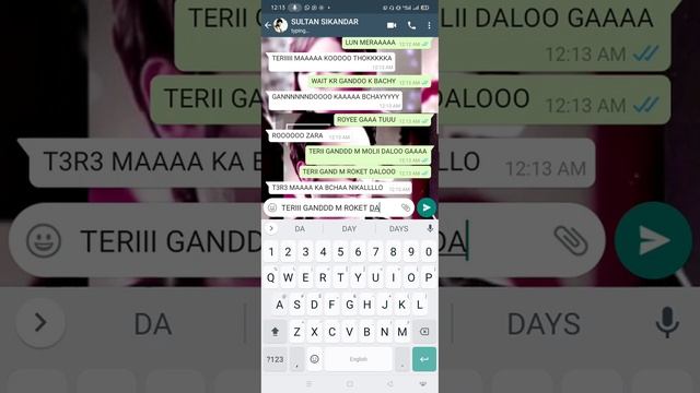 #SULTAAAN SALYY TU FB PE CP MARTAA H GANDOO 😝 YE TERII OKAAAT H