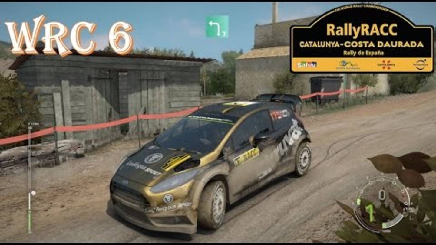 Ралли Испании WRC FIA WORLD CHAMPIONSHIP мировое ралли WRC 6 игра на руле вид из кабины