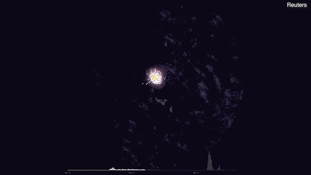 Tonga underwater volcanic eruption triggered nearly 590,000 lightning strikes : animation reveals