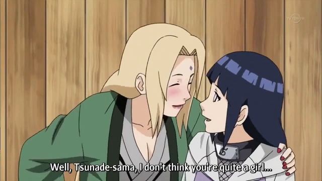 When  Konohamaru and sakura had accident in Tsunade's chest (Naruto)