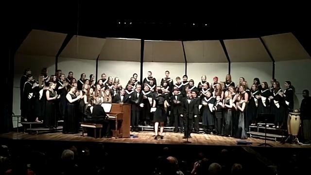 Ashland High School Choirs Singing Bile Them Cabbage 2013