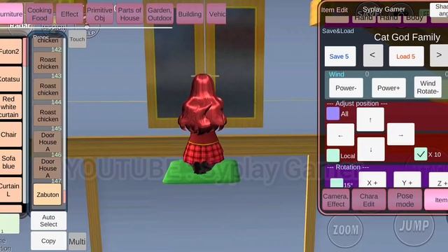 زو جـ ـة القط وأولاده في هذه الغرفة في ساكورا سكول Cat God Husband in Secret Room in Sakura School