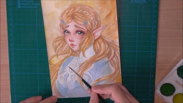 【Watercolor SpeedPaint】 The Legend of Zelda ( Breath of the wild) | ★ Phadme ★