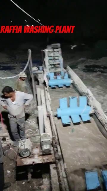 plastic recycling plant/raffia washing plant