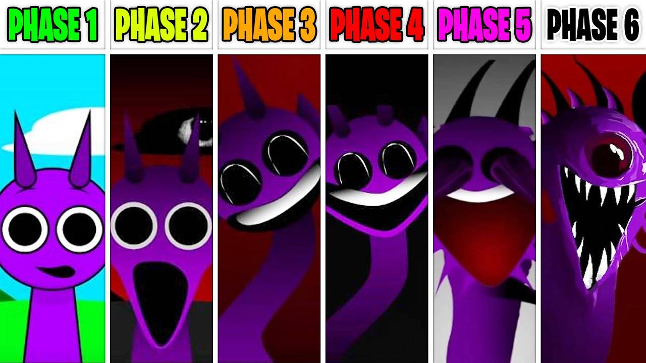 Истинные фазы в Incredibox Sprunki - Фаза 1 VS Фаза 2 VS Фаза 3 VS Фаза 4 VS Фаза 5 VS Фаза 6