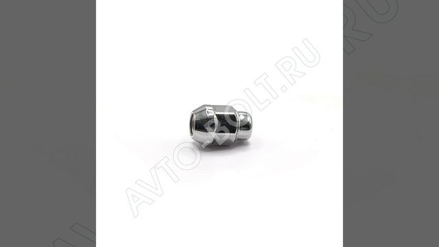 Гайка колесная конусная М12 х 1.25 кл.21 высота 35 хром