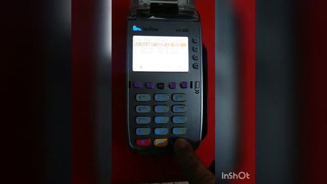 VeriFone VX520 Payment POS Terminal SYSMODE Menu