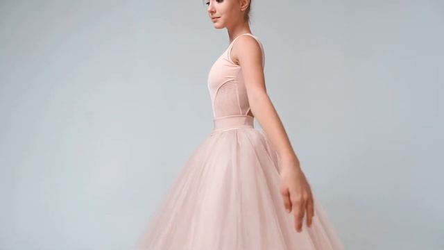 Chopin tutu, 4 layers (pale pink)